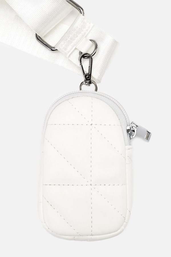 Жіноча сумка з гаманцем колір білий ЦБ-00247739 SKT000987887 фото