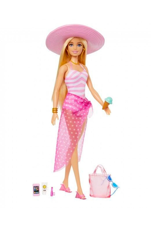 Набор с куклой Барби - "Пляжная прогулка" Barbie цвет разноцветный ЦБ-00247077 SKT000986109 фото