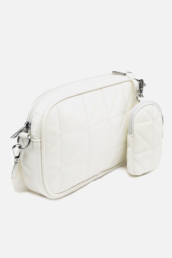 Жіноча сумка з гаманцем колір білий ЦБ-00247739 SKT000987887 фото