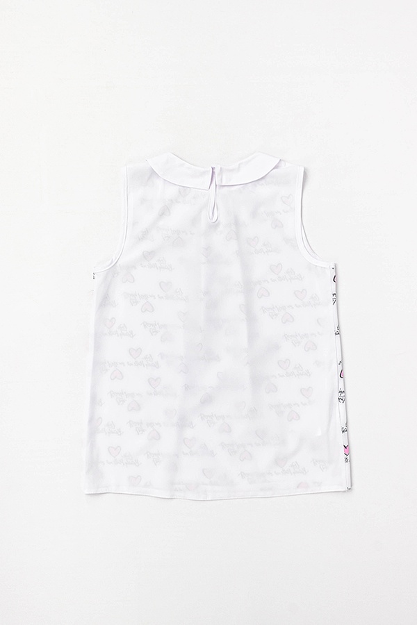Блуза на дівчинку 122 колір білий ЦБ-00151398 SKT000516501 фото