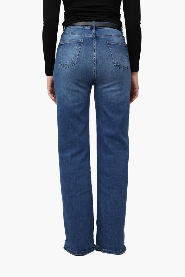 Джинсы wide leg женские цвет синий 50 ЦБ-00290480 фото