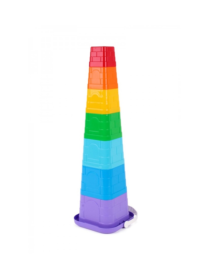 Іграшка "Пірамідка" колір різнокольоровий ЦБ-00219250 SKT000906791 фото