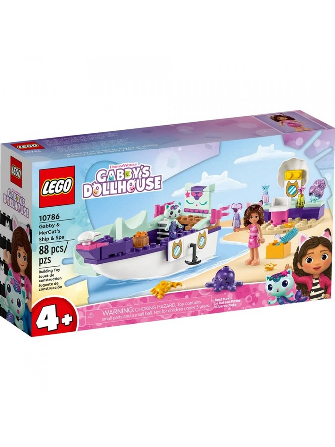 Конструктор LEGO Gabby's Dollhouse Корабль и спа Габби и Нявки цвет разноцветный ЦБ-00229990 SKT000933605 фото