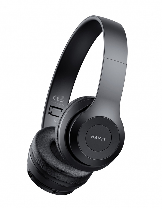 Навушники накладні бездротові HAVIT колір чорний ЦБ-00227322 SKT000926154 фото