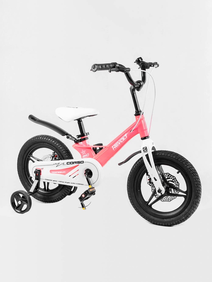 Дитячий двоколісний велосипед Revolt колір рожевий ЦБ-00213398 SKT000893650 фото