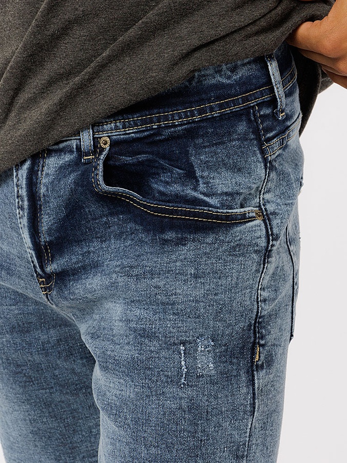 Чоловічі джинсові шорти 44 колір синій ЦБ-00218863 SKT000905556 фото