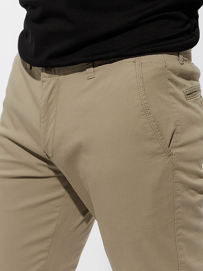 Мужские штаны чиносы 42 цвет бежевый ЦБ-00213867 SKT000895000 фото