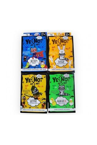 Карточная игра "YENOT ДаНетки" Danko Toys YEN-01-01U,02U,03U,04U ЦБ-00075734 фото
