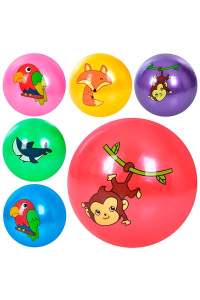 М'яч дитячий колір різнокольоровий ЦБ-00252430 SKT000999042 фото