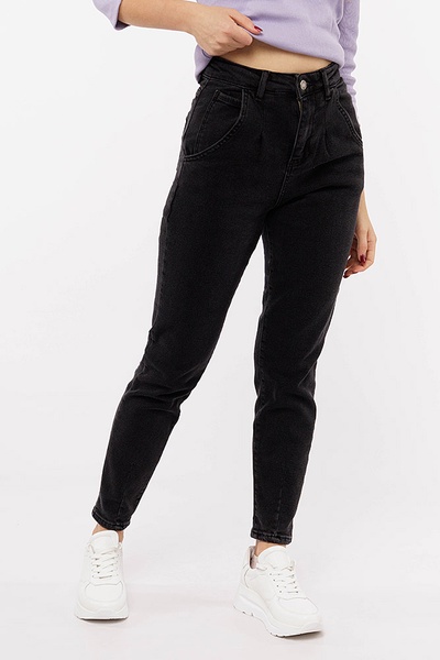 Жіночі джинси 42 колір чорний ЦБ-00201397 SKT000870227 фото