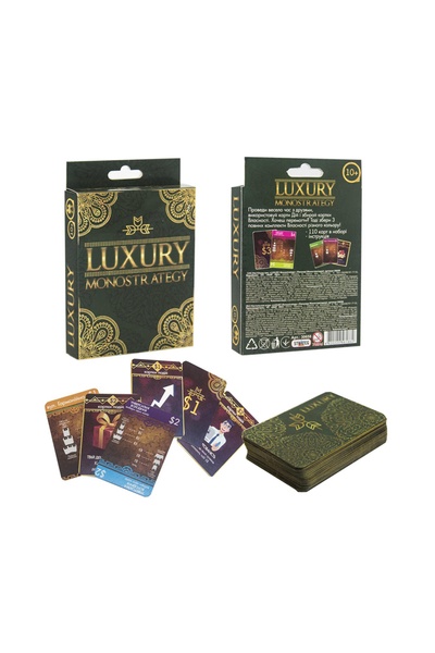 Карткова гра "Luxury Monostrategy" колір різнокольоровий ЦБ-00165552 SKT000557935 фото