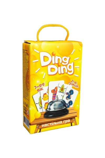 Настільна гра "Ding ding" колір різнокольоровий ЦБ-00187186 SKT000834394 фото
