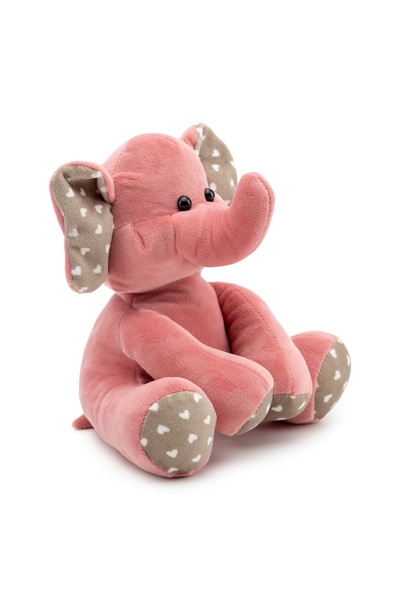 М'яка іграшка Слоненя "Валентинчик" колір рожевий ЦБ-00236504 SKT000952415 фото