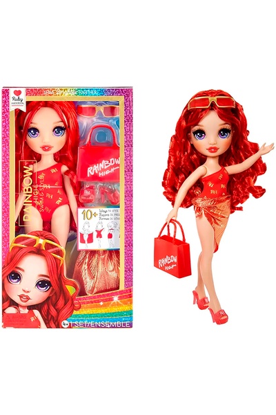 Кукла RAINBOW HIGH серии "Swim & Style" – РУБИ цвет разноцветный ЦБ-00246763 SKT000985292 фото