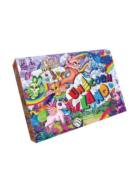 Настольная развлекательная игра - Unicorn Land цвет разноцветный ЦБ-00218767 SKT000905206 фото