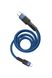 USB кабель Hoco U110 Type-C - Type-C 3A 60W PD 1.2 м колір синій ЦБ-00204676 SKT000876738 фото 1