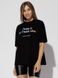 Жіноча футболка регуляр 42 колір чорний ЦБ-00218982 SKT000905911 фото 2