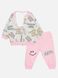 Костюм з штанами для дівчинки 86 колір рожевий ЦБ-00180029 SKT000598660 фото 1