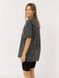 Женская удлиненная футболка регуляр 48 цвет темно-серый ЦБ-00216957 SKT000901802 фото 3