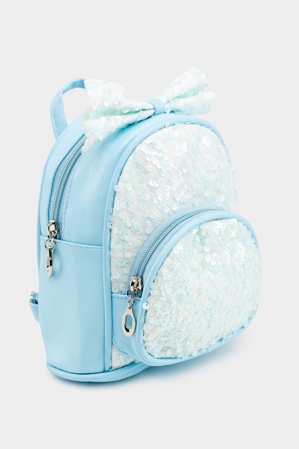 Рюкзак для дівчинки колір блакитний ЦБ-00236784 SKT000952840 фото