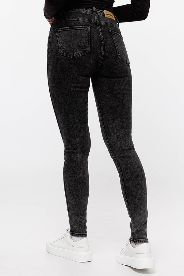 Женские джинсы 46 цвет серый ЦБ-00208072 SKT000884003 фото