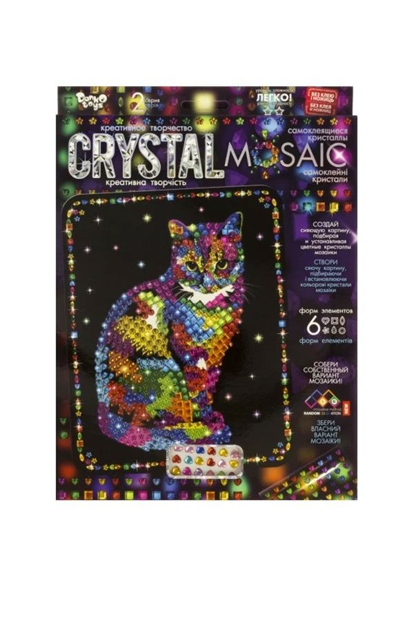 Комплект креативної творчості - CRYSTAL MOSAIC Danko Toys CRM-01-01,02,03,04...10 ЦБ-00097150 фото