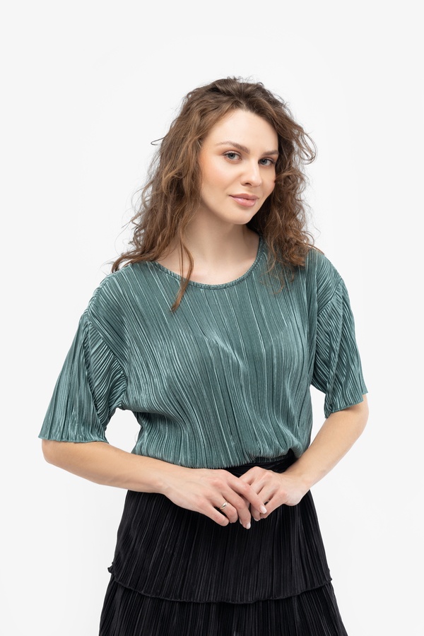 Женская блуза 44 цвет мятный ЦБ-00233775 SKT000942209 фото