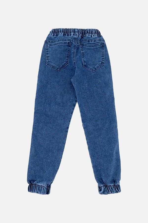 Джогери джинсові для хлопчика 122 колір синій ЦБ-00243735 SKT000969208 фото