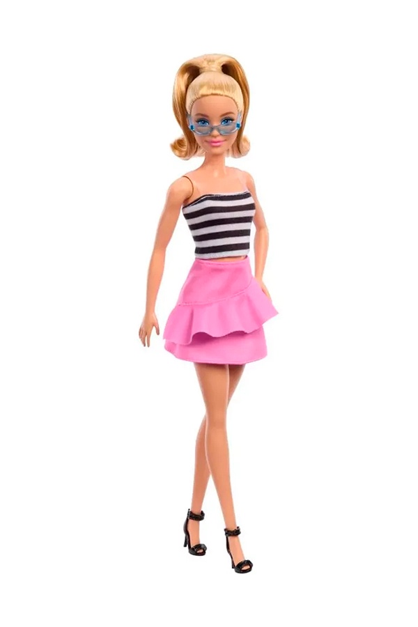 Лялька Barbie - "Модниця" в рожевій спідниці з рюшами колір різнокольоровий ЦБ-00247078 SKT000986110 фото