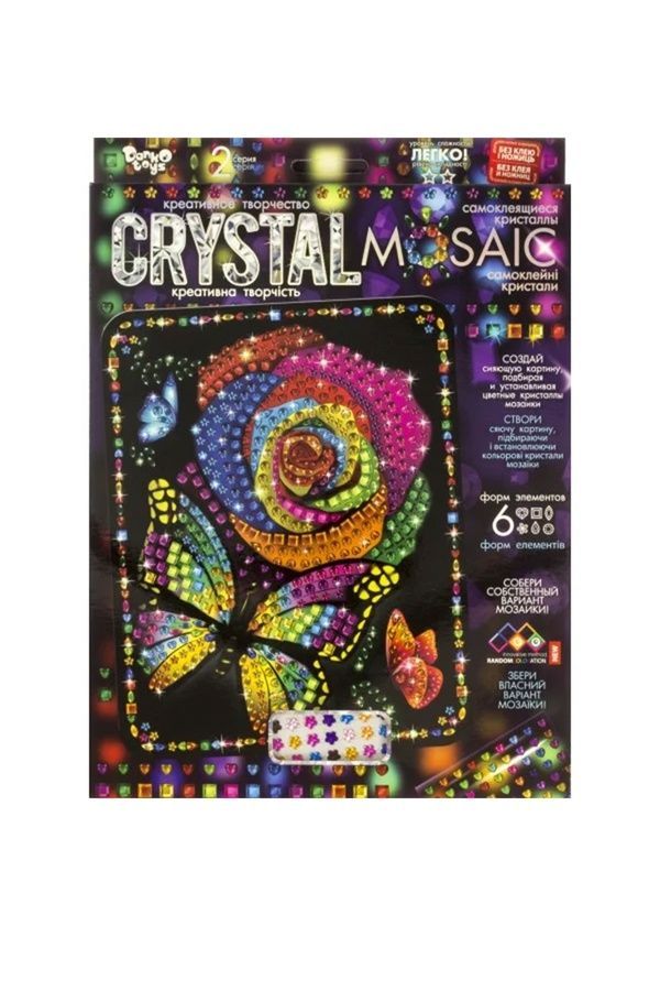 Комплект креативної творчості - CRYSTAL MOSAIC Danko Toys CRM-01-01,02,03,04...10 ЦБ-00097150 фото