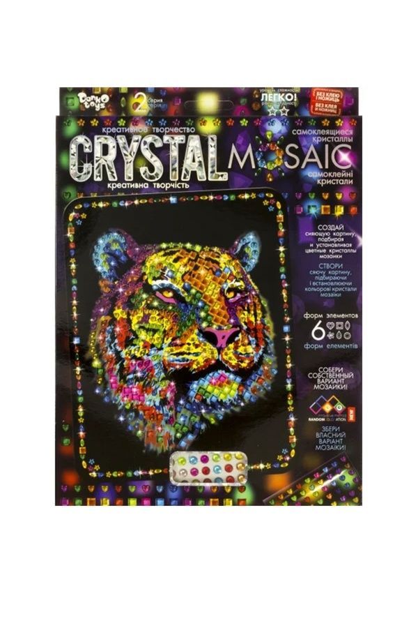 Комплект креативної творчості - CRYSTAL MOSAIC Danko Toys CRM-01-01,02,03,04...10 ЦБ-00097150 фото
