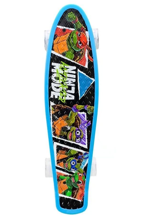 Пенни борд Черепашки-ниндзя TMNT со светящимися колесами и ярким дизайном TM2508 ЦБ-00293641 фото