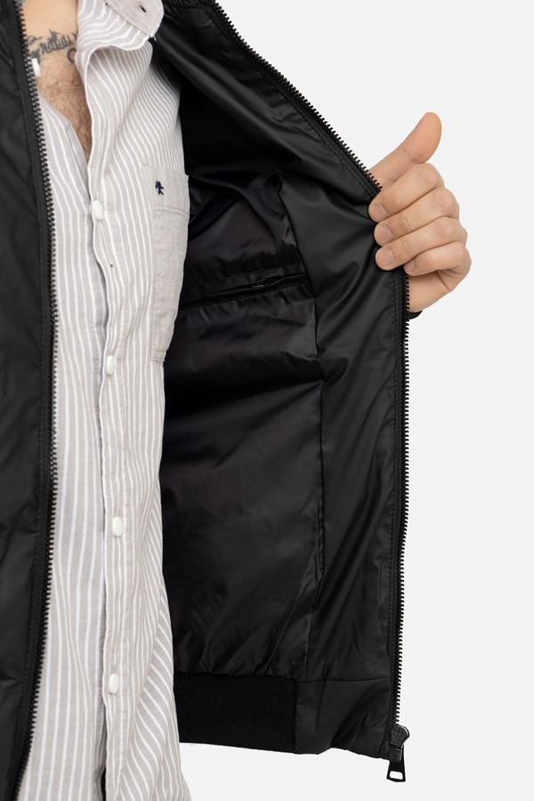 Чоловіча куртка 44 колір чорний ЦБ-00244173 SKT000978043 фото