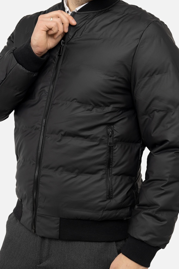 Чоловіча куртка 44 колір чорний ЦБ-00244173 SKT000978043 фото