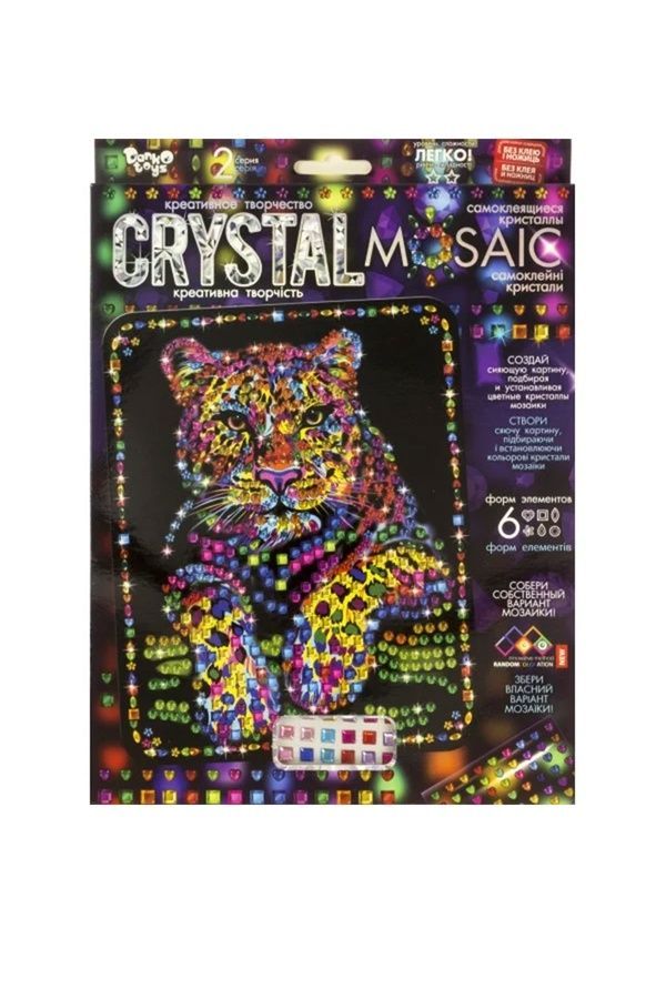 Комплект креативної творчості - CRYSTAL MOSAIC Danko Toys CRM-01-01,02,03,04...10 ЦБ-00097150 фото