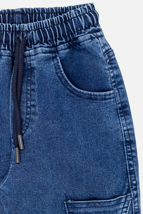 Джогеры джинсовые для мальчика 122 цвет синий ЦБ-00243735 SKT000969208 фото