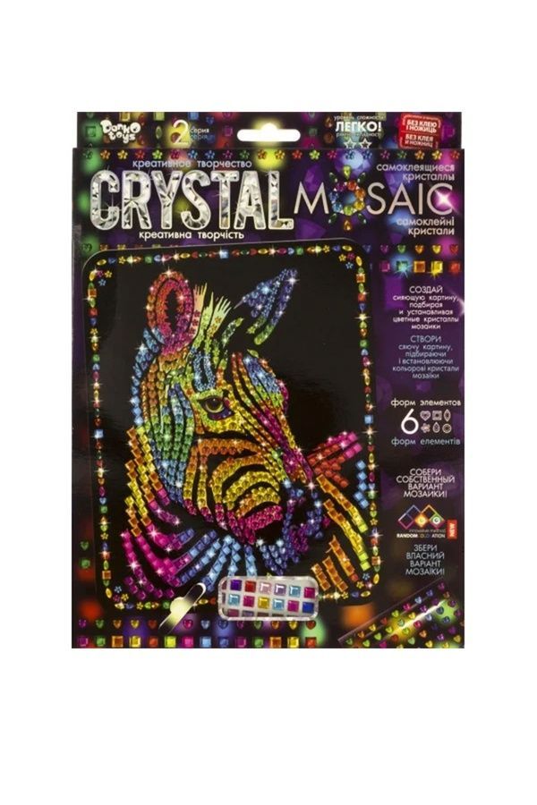 Комплект креативної творчості - CRYSTAL MOSAIC Danko Toys CRM-01-01,02,03,04...10 ЦБ-00097150 фото