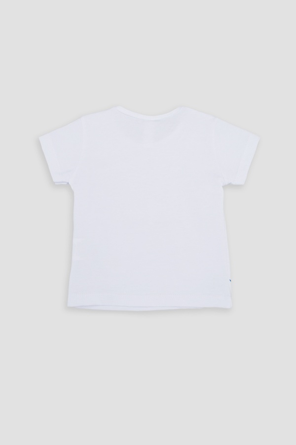 Костюм з шортами для хлопчика 92 колір білий ЦБ-00243618 SKT000968833 фото