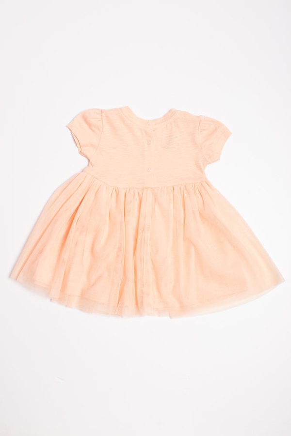 Сукня на дівчинку 86 колір персиковий ЦБ-00152972 SKT000522547 фото