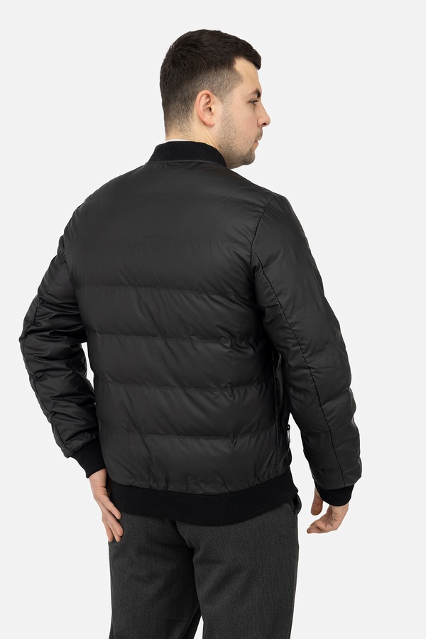 Мужская куртка 44 цвет черный ЦБ-00244173 SKT000978043 фото