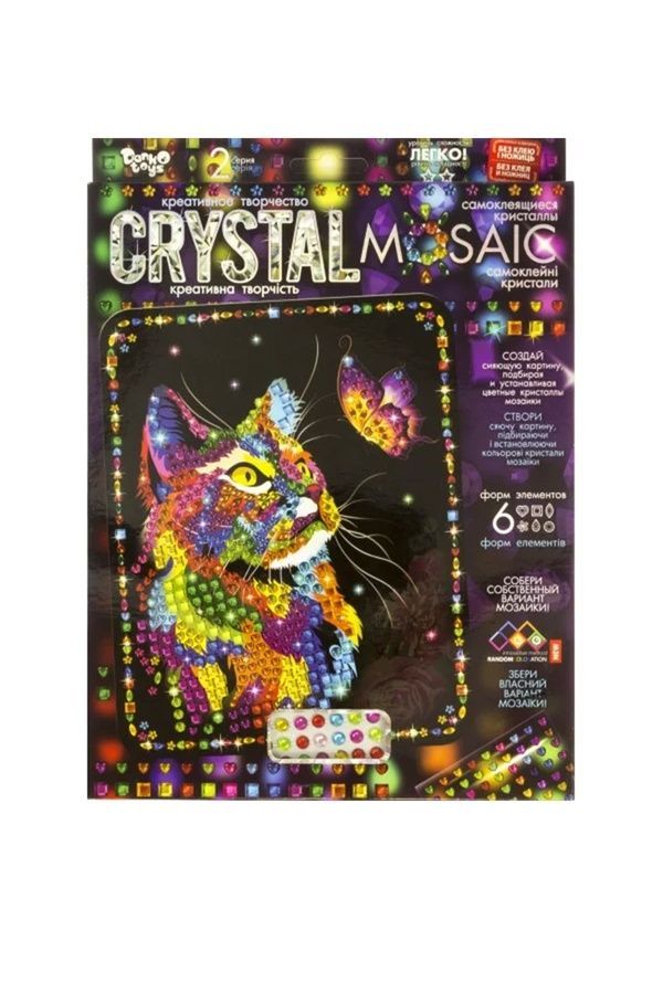 Комплект креативної творчості - CRYSTAL MOSAIC Danko Toys CRM-01-01,02,03,04...10 ЦБ-00097150 фото