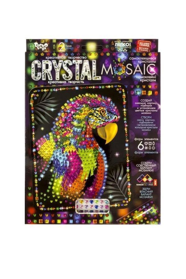 Комплект креативної творчості - CRYSTAL MOSAIC Danko Toys CRM-01-01,02,03,04...10 ЦБ-00097150 фото