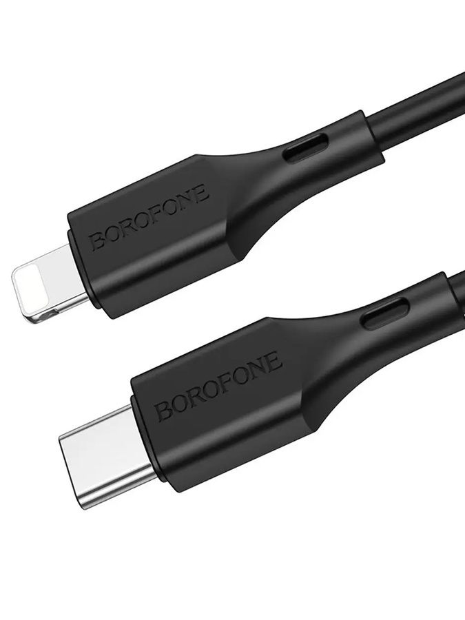 USB-кабель Borofone BX49 Type-C to Lightning цвет черный ЦБ-00200465 SKT000868556 фото