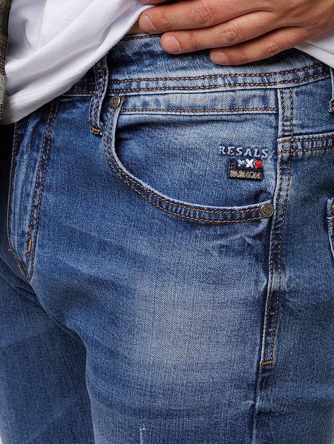 Чоловічі джинси регуляр 54 колір синій ЦБ-00220237 SKT000909237 фото