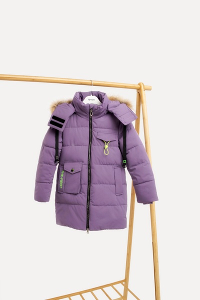 Куртка для дівчинки 146 колір фіолетовий ЦБ-00221547
