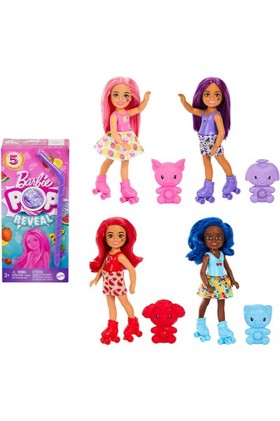 Лялька Челсі та друзі "Pop Reveal" серії "Соковиті фрукти" Barbie колір різнокольоровий ЦБ-00247079 SKT000986111 фото