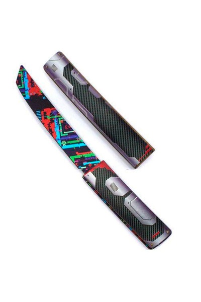 Нож деревянный «Танто Сбой» цвет разноцветный ЦБ-00237824 SKT000954688 фото