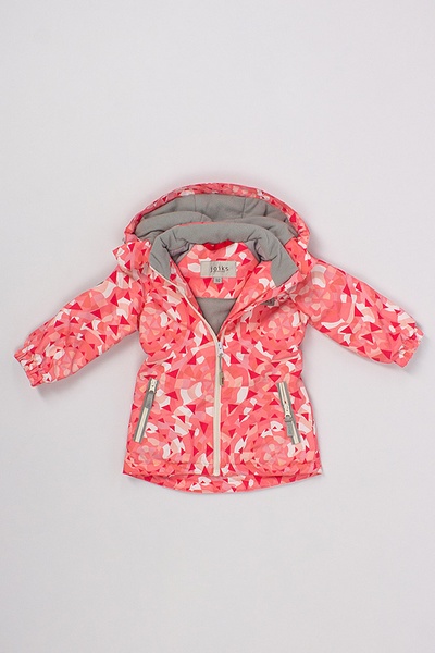 Куртка короткая на девочку цвет розовый ЦБ-00126678, 110