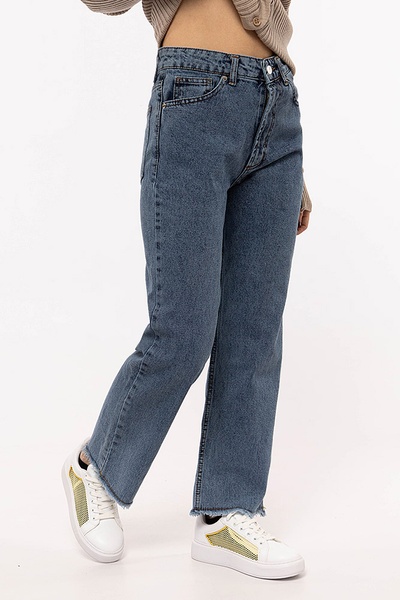 Жіночі джинси 38 колір синій ЦБ-00181609 SKT000602100 фото