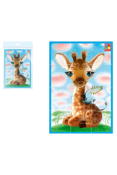 Мягкие пазлы – Малыш сможет "Жираф" цвет разноцветный ЦБ-00236368 SKT000952122 фото